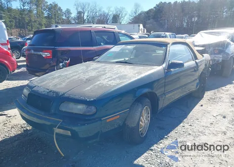 1994 Chrysler Lebaron Gtc/Lx из США, поврежденный, VIN 1C3EU4535RF263345